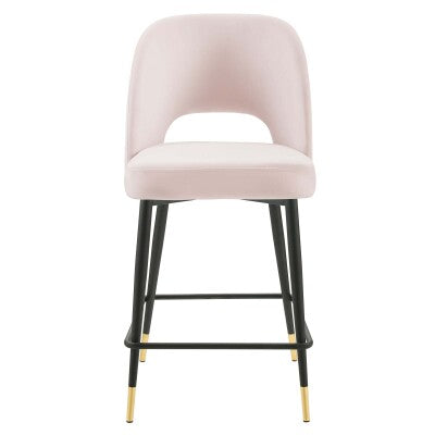 Rouse Performance Velvet Counter Stool by Modway