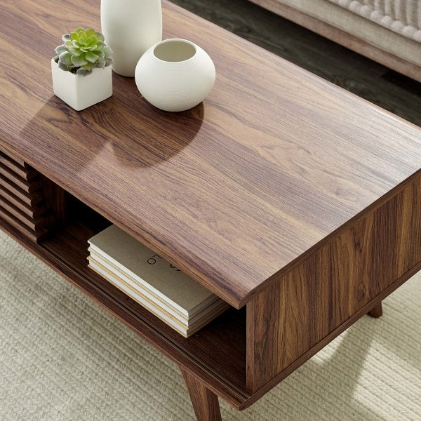 Render Coffee Table Walnut by Modway