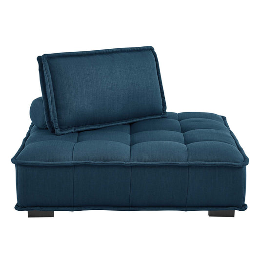 Saunter Tufted Fabric Armless Chair | Polyester by Modway
