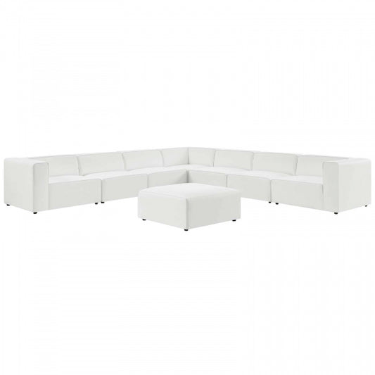 Mingle Vegan Leather 8-Piece Sectional Sofa Set by Modway