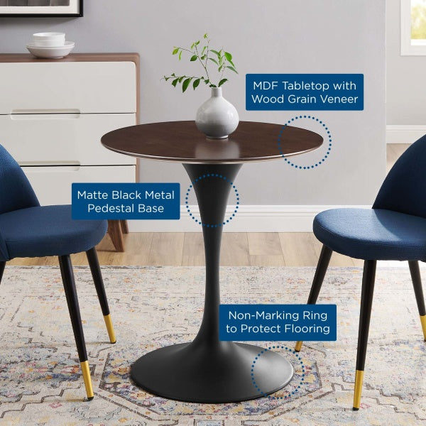 Lippa 28" Artificial Marble Dining Table By Modway