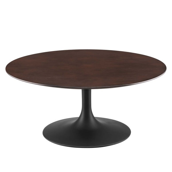 Lippa 36" Round Artificial Marble Coffee Table By Modway
