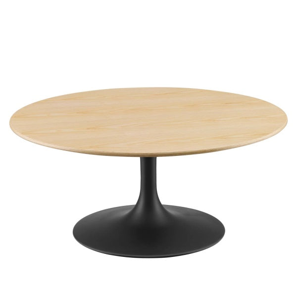 Lippa 36" Round Artificial Marble Coffee Table By Modway