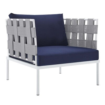 Harmony 6-Piece Sunbrella Outdoor Patio Aluminum Seating Set | Polyester by Modway
