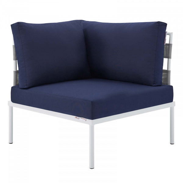 Harmony 8-Piece Sunbrella Outdoor Patio Aluminum Seating Set | Polyester by Modway