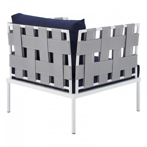 Harmony 8-Piece Sunbrella Outdoor Patio Aluminum Seating Set | Polyester by Modway