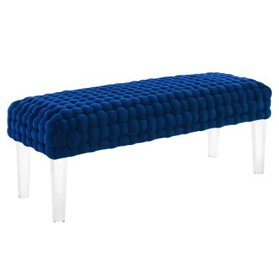 Prologue Woven Performance Velvet Ottoman by Modway