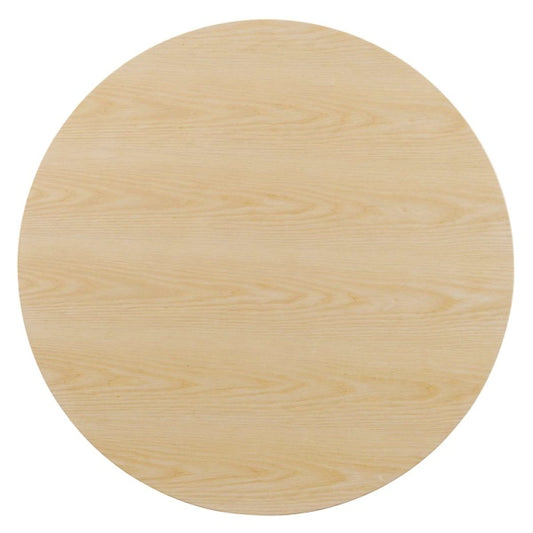 Lippa 47" Dining Table in White Natural By Modway