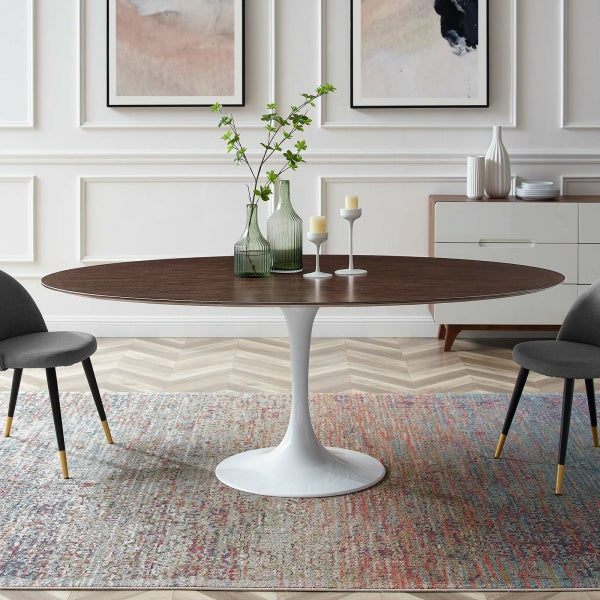 Lippa 78" Oval Dining Table By Modway