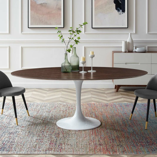 Lippa 78" Oval Dining Table By Modway