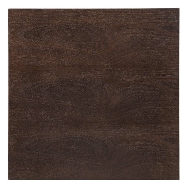Lippa 28" Square Bar Table in White Cherry Walnut By Modway