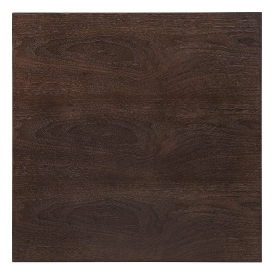 Lippa 28" Square Bar Table in White Cherry Walnut By Modway