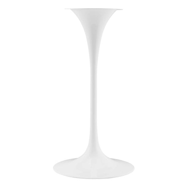 Lippa 28" Square Bar Table in White Cherry Walnut By Modway