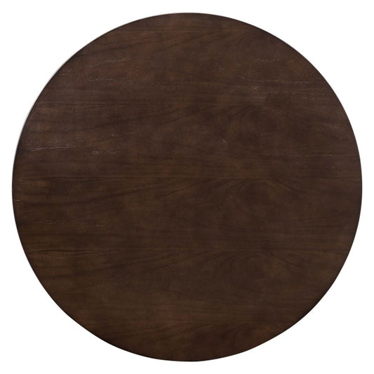 Lippa 36" Wood Dining Table Gold Cherry Walnut By Modway