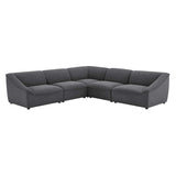 Comprise 5-Piece Sectional Sofa | Polyester by Modway