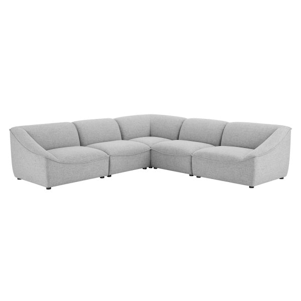 Comprise 5-Piece Sectional Sofa | Polyester by Modway