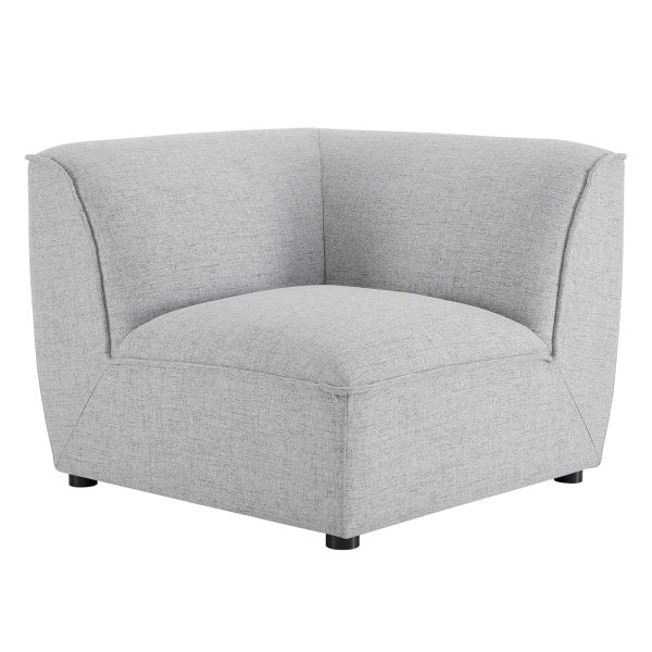 Comprise 7-Piece Sectional Sofa Light Gray | Polyester by Modway