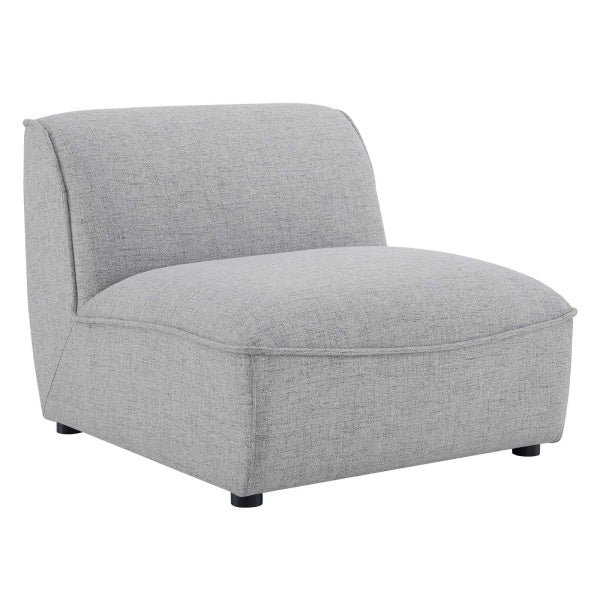 Comprise 7-Piece Sectional Sofa Light Gray | Polyester by Modway