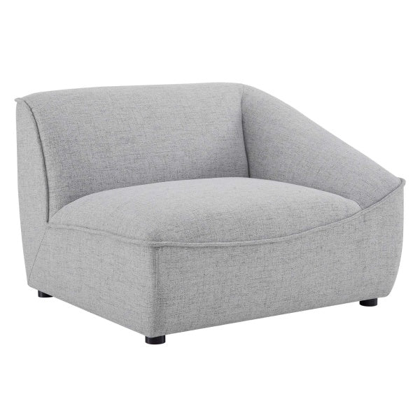 Comprise 7-Piece Sectional Sofa Light Gray | Polyester by Modway