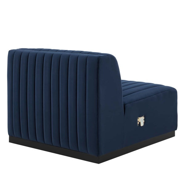 Conjure Channel Tufted Performance Velvet Armless Chair by Modway