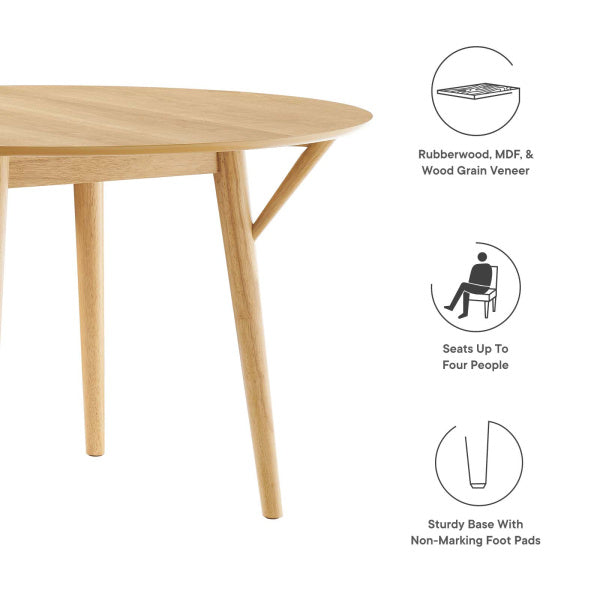 Gallant 47" Round Dining Table By Modway