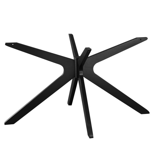 Traverse 71" Oval Dining Table in Black Black By Modway