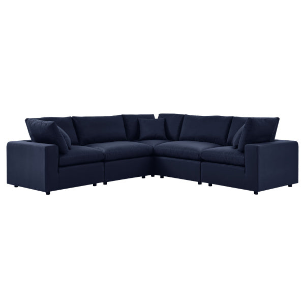 Commix 5-Piece Outdoor Patio Sectional Sofa by Modway
