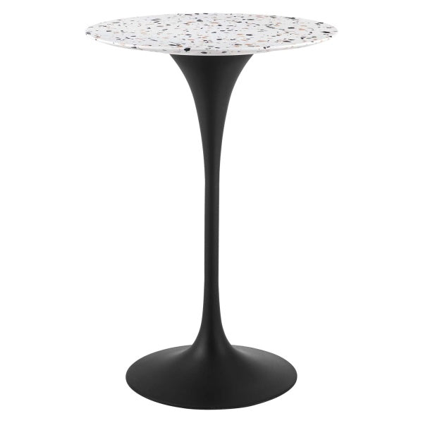 Lippa 28" Round Terrazzo Bar Table By Modway