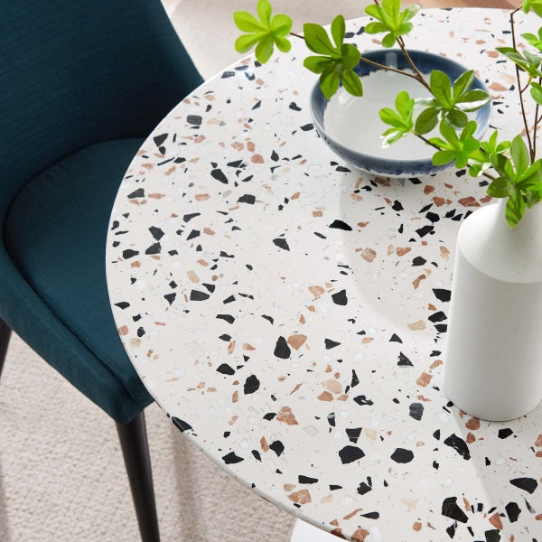 Lippa 36" Round Terrazzo Dining Table By Modway