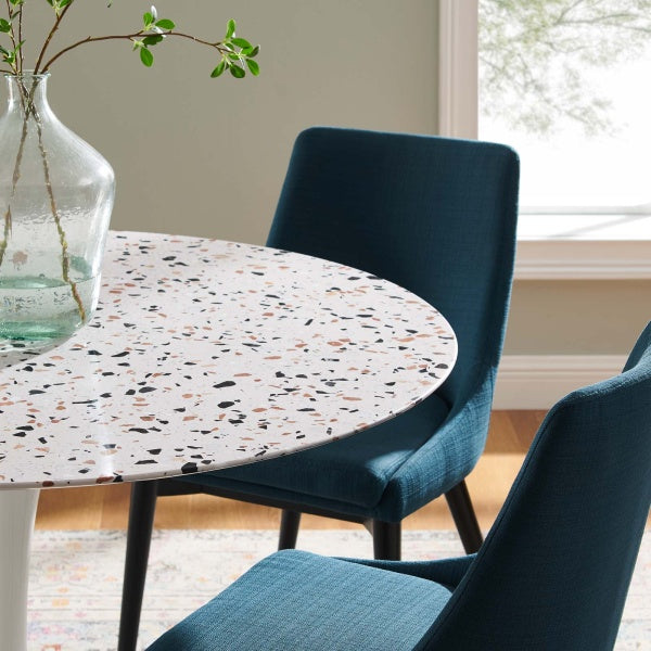 Lippa 47" Round Terrazzo Dining Table By Modway