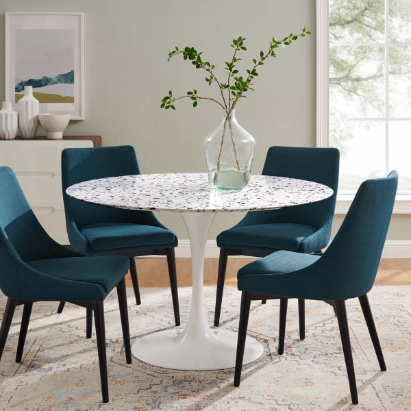 Lippa 47" Round Terrazzo Dining Table By Modway