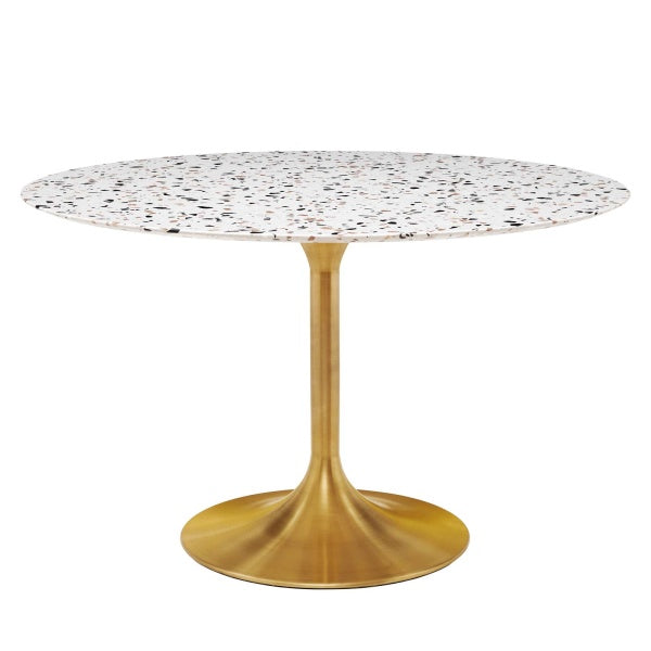 Lippa 47" Round Terrazzo Dining Table By Modway