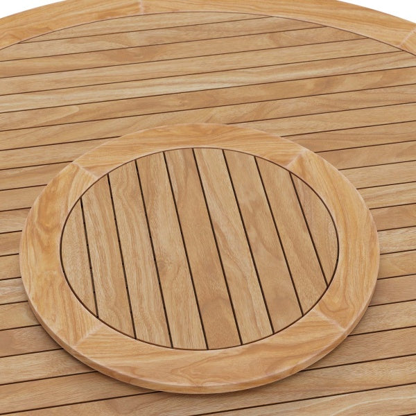 Wellspring 63" Outdoor Patio Teak Wood Dining Table By Modway