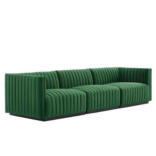 Conjure Channel Tufted Performance Velvet Sofa By Modway