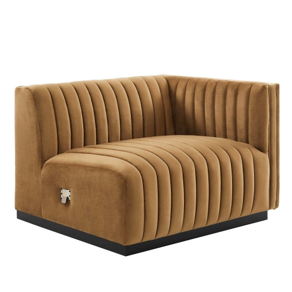 Conjure Channel Tufted Performance Velvet 4-Piece Sofa By Modway
