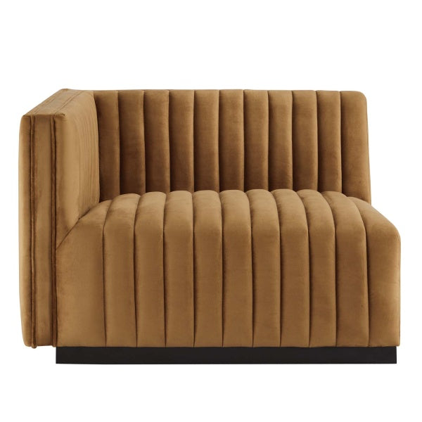 Conjure Channel Tufted Performance Velvet 4-Piece Sofa By Modway