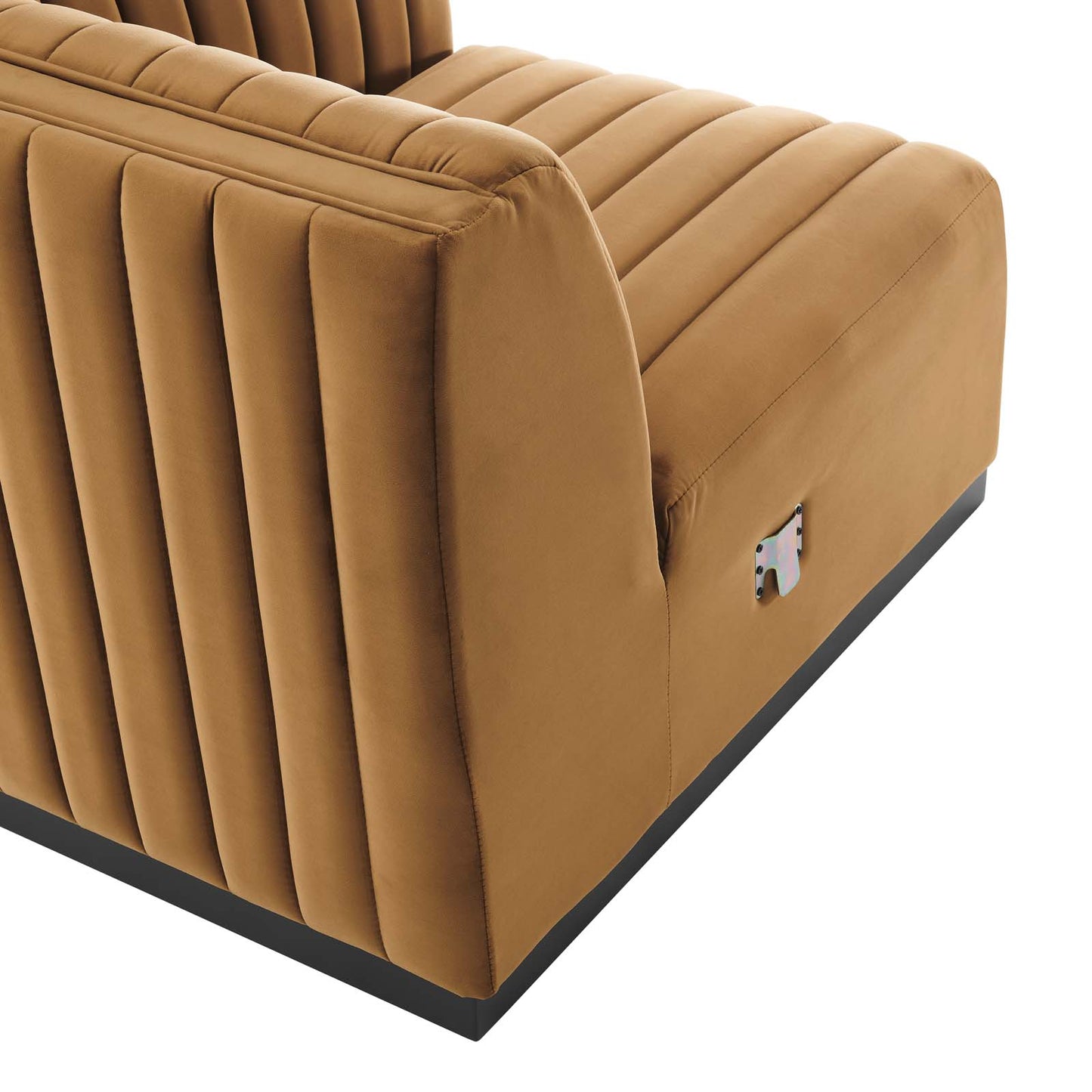 Conjure Channel Tufted Performance Velvet 5-Piece Sectional