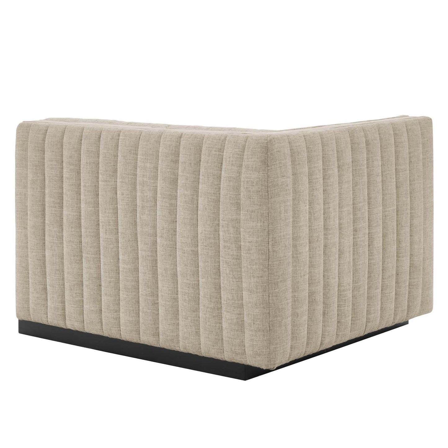 Conjure Channel Tufted Upholstered Fabric Loveseat By Modway