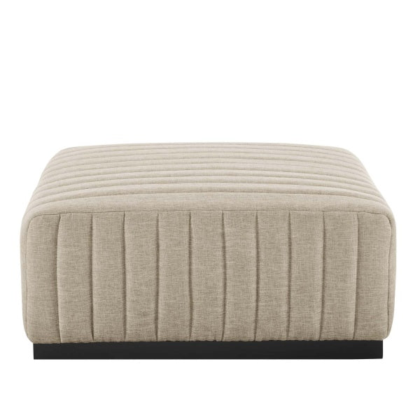 Conjure Channel Tufted Upholstered Fabric 6-Piece Sectional Sofa