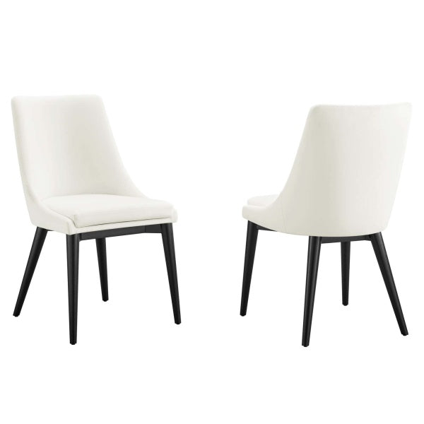 Viscount Accent Performance Velvet Dining Chairs - Set of 2 By Modway