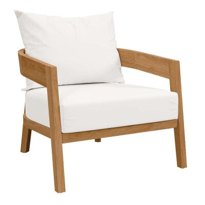 Brisbane 3-Piece Teak Wood Outdoor Patio Outdoor Patio Set