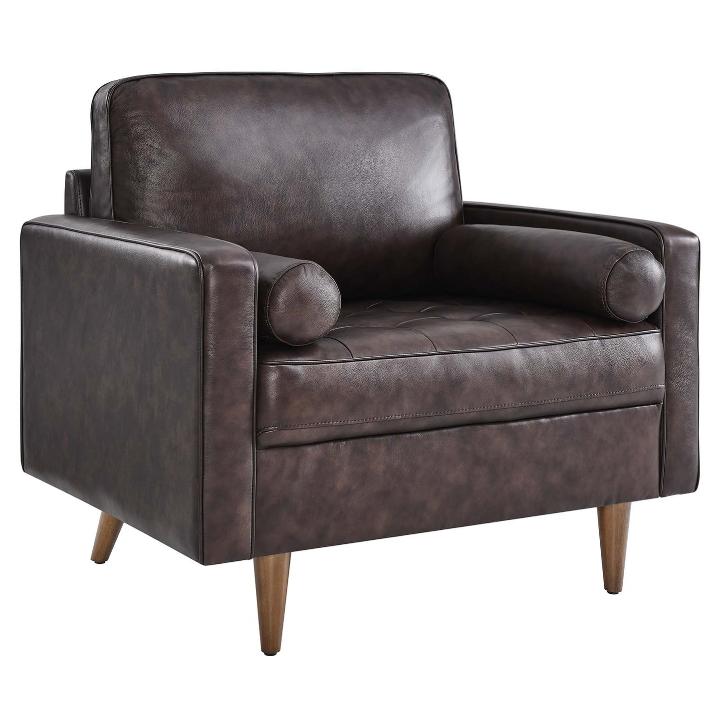Valour Leather Armchair By Modway