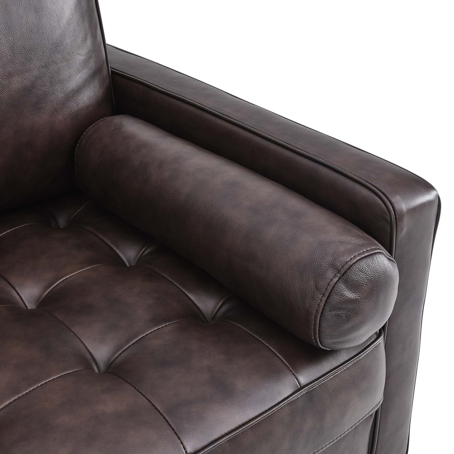 Valour Leather Armchair By Modway