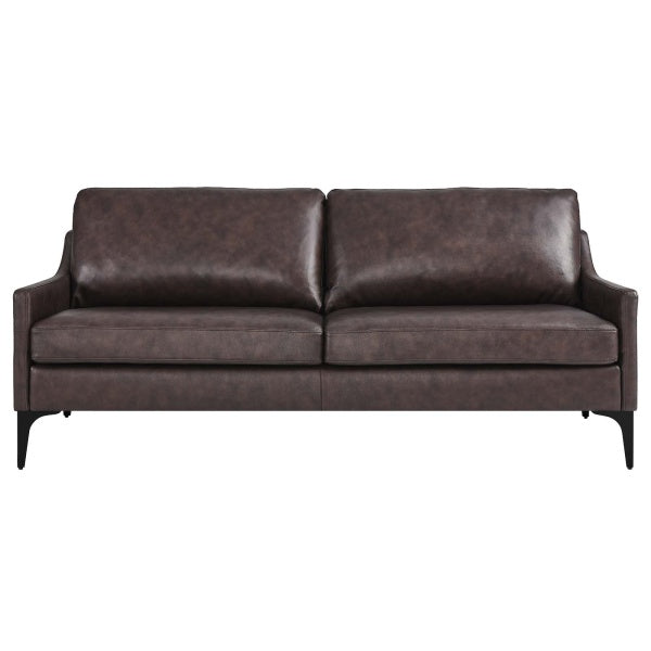 Corland Leather Sofa By Modway
