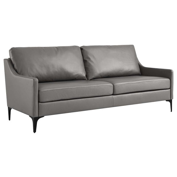 Corland Leather Sofa By Modway