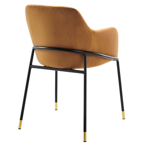 Jovi Performance Velvet Dining Armchair Set of 2 By Modway
