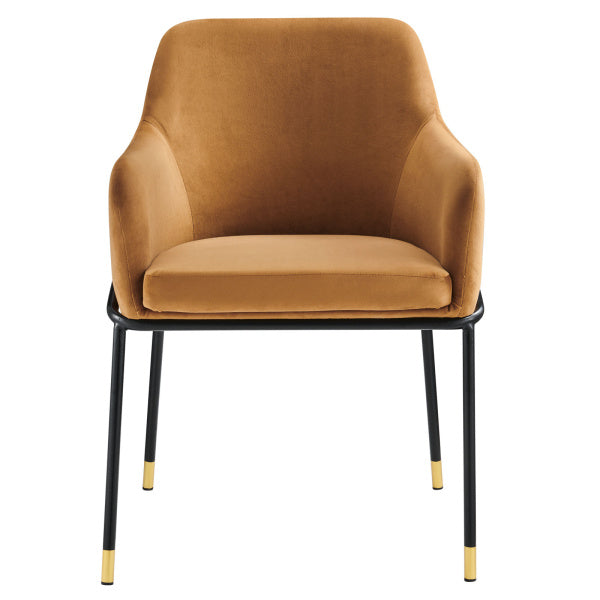 Jovi Performance Velvet Dining Armchair Set of 2 By Modway