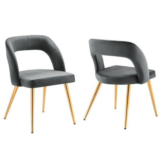 Marciano Performance Velvet Dining Chair Set of 2 By Modway