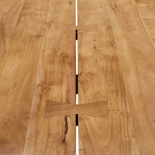 Viggo 96" Live Edge Acacia Wood Dining Table By Modway