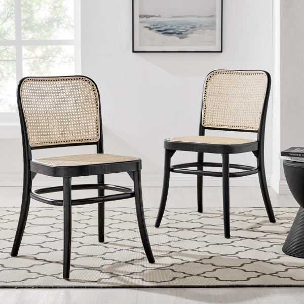 Winona Wood Dining Side Chair Set of 2 By Modway